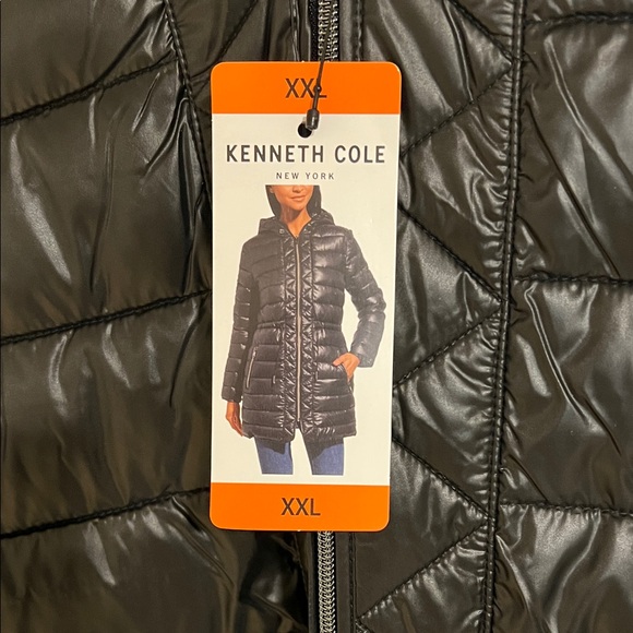 Kenneth Cole Ladies Quilted Anorak Black Jacket XXL - Picture 5 of 11